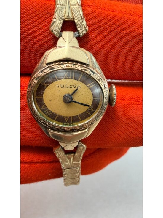 Vintage Bulova Ladies Watch 10K RGP Mechanical Wind Swiss Working Rare main image 7